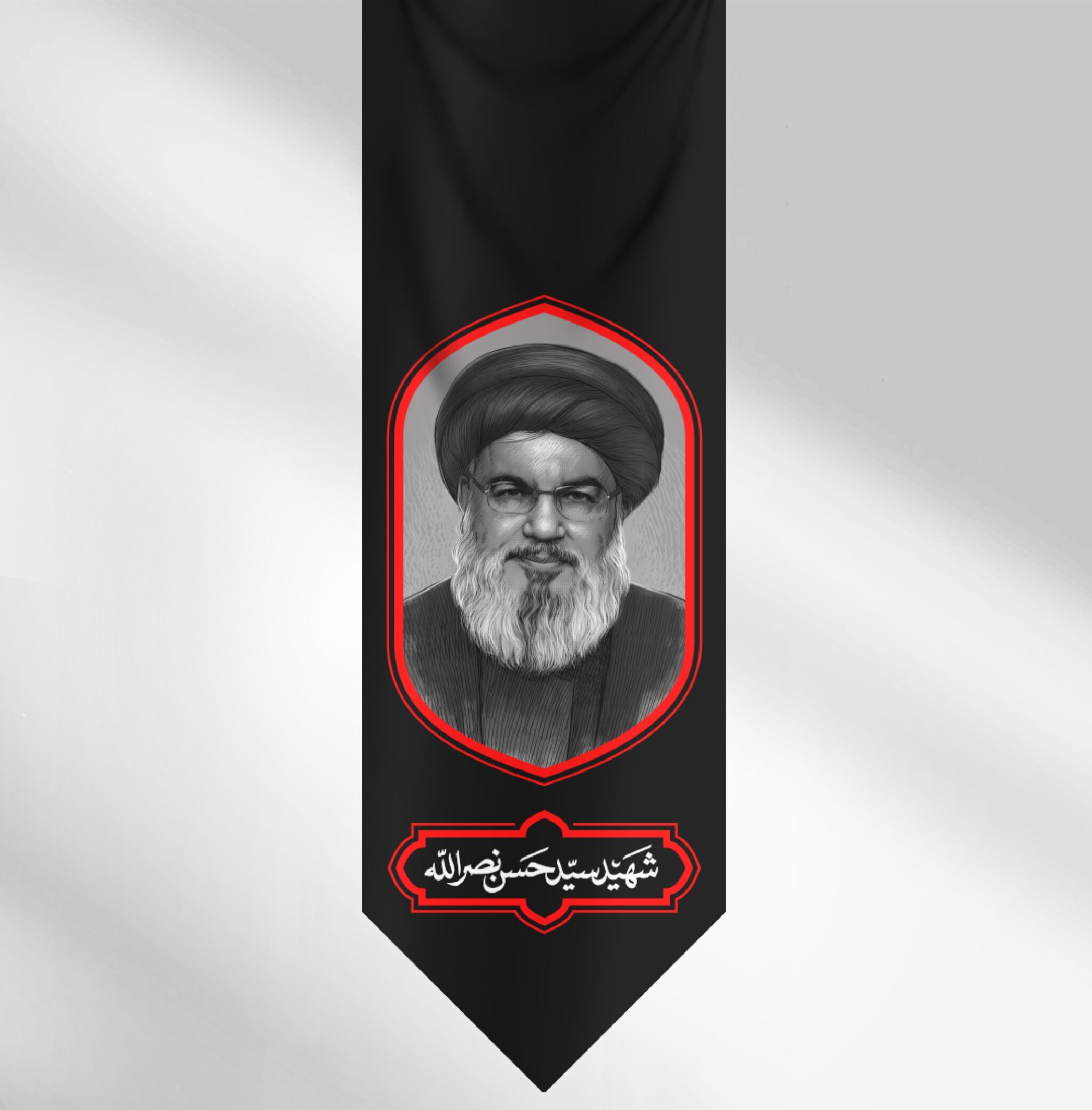 شهید سید حسن نصرالله کتیبه شهید سیدحسن نصرالله - Image 1